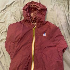 K-Way Red Windbreaker